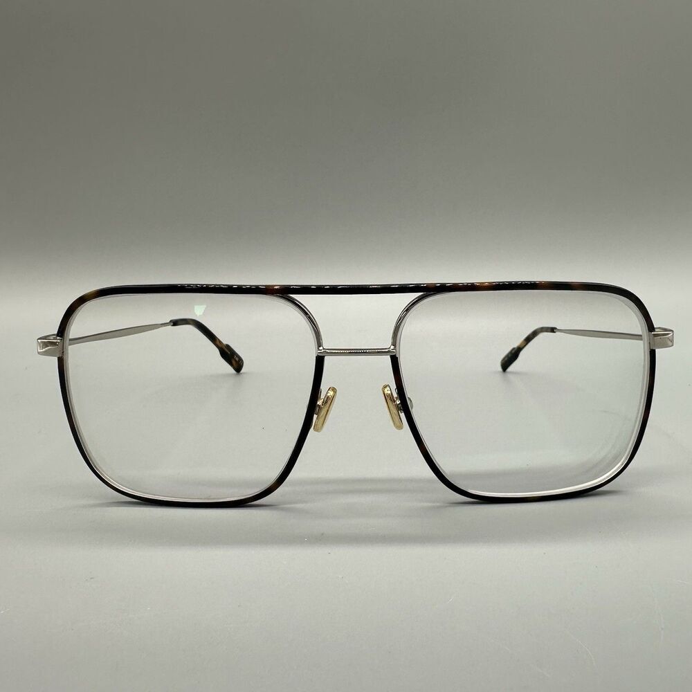TIJN Levina Retro Eyeglasses Frames Only 56-15-145 Brown Tortoise